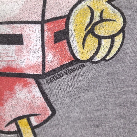 Spongebob Square Pants Sweatshirt Adult Small Gray 2020 Crew Neck Jerzees - Picture 3 of 13